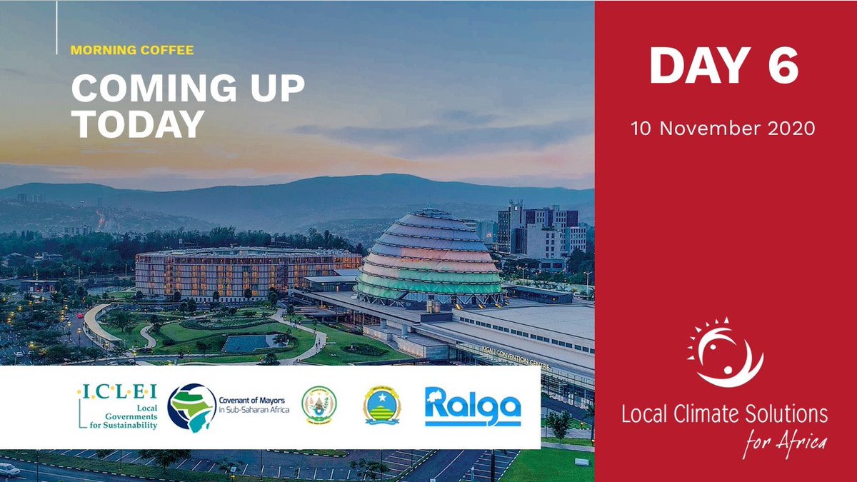 ICLEIAfrica's tweet photo. ☕ Morning coffee with #LOCS4Africa | Coming up

♻️ Enabling pvt sector leadership in the #circulareconomy
🗣 Expressions through poetry
💼 Jobs for climate: A critical component of #resilience
📍 Localising the #SDGs
◉ Embedding gender in #climateaction

https://t.co/MqTkJHX5Vl https://t.co/Evz5Yl5hUI