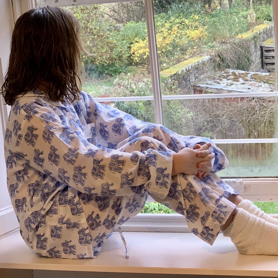 acqualondon's tweet image. Super soft 100% cotton Elephant pyjamas available in a S, M and L @acqualondon. #pyjamas #cottonpyjamas #clothing #ethical #clothing