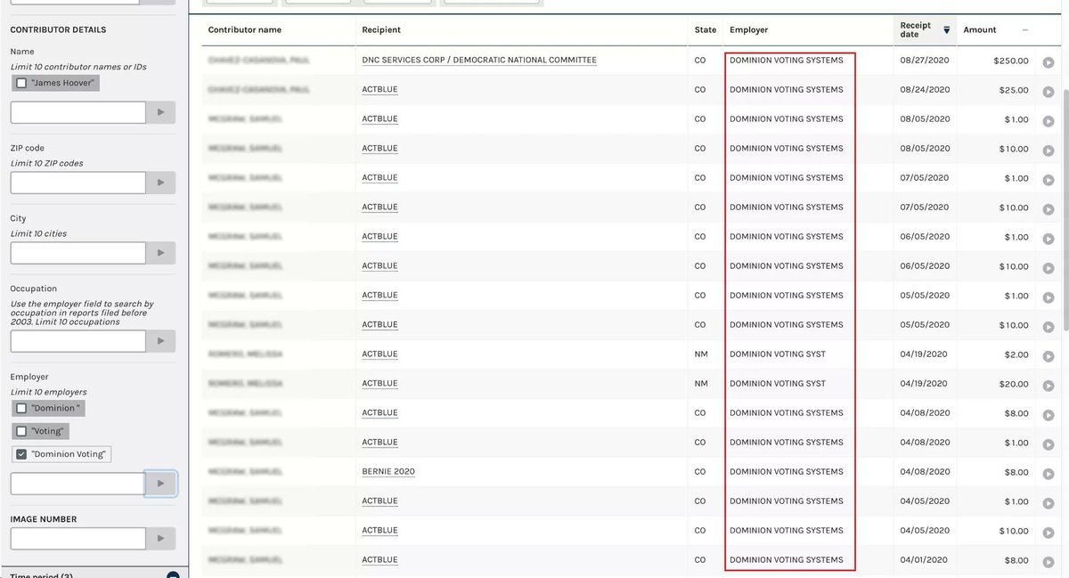 jpetty6739's tweet photo. Ok let me get this straight donations to BLM were managed by Act Blue, which funneled funds to the DNC and turns out Act Blue is employed by Dominion Voting Systems!!! 
You just can't make this shit up!
#LOCKEMALLUP https://t.co/habfQHEKK6