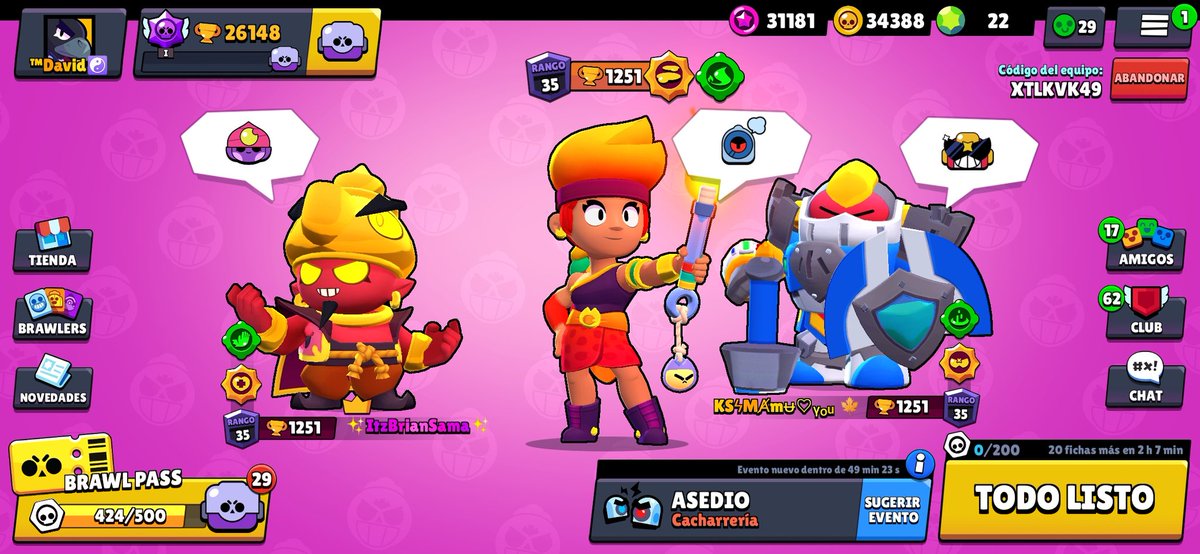 DavidBStars1's tweet photo. @MaestroMamuBs
@ItzBrianSama

Ggs primer a rango 35 de cada uno
Y asi es como también primero de El Salvador en llevar un brawler a rango 35 en 3vs3

Aunque les arda a los que decian que eran amigos jajajaja
Copas free isi🤣 https://t.co/ENtiKfr7Fa