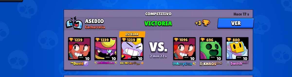 DavidBStars1's tweet photo. @MaestroMamuBs
@ItzBrianSama

Ggs primer a rango 35 de cada uno
Y asi es como también primero de El Salvador en llevar un brawler a rango 35 en 3vs3

Aunque les arda a los que decian que eran amigos jajajaja
Copas free isi🤣 https://t.co/ENtiKfr7Fa