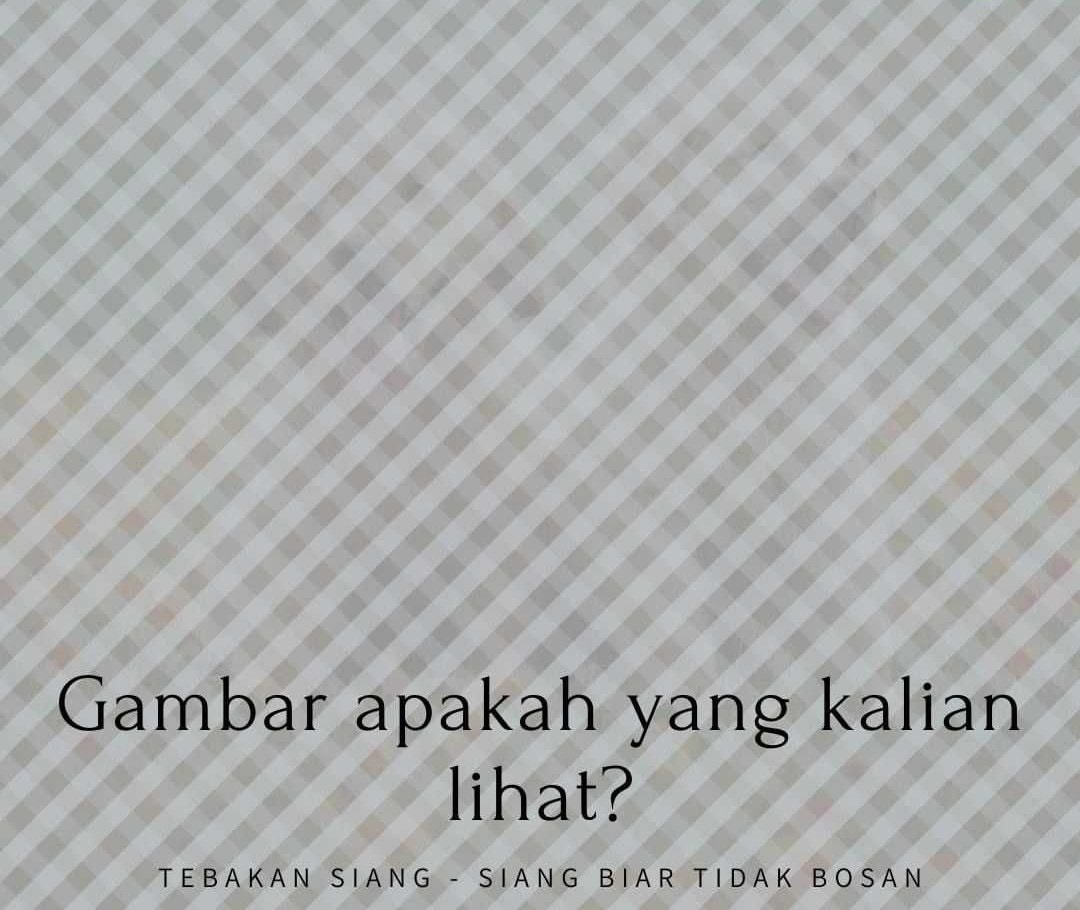 Hmmm, jam segini udah ngancuk aja gaessss? Ayoook kita maen #asahotak lagi guys!! Liat apa kalian di gambar ini? 😅😅