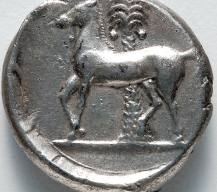 mekurilov's tweet photo. #Silver #Tetradrachm, ca. 380 BCE. #Sicily / #MagnaGr. Diam. 2,5cm🏛️CMA, Gift of the John Huntington Art &amp; Polytechnic Trust, 1917.980 https://t.co/qwSBev0o9E https://t.co/IkVMREapWX