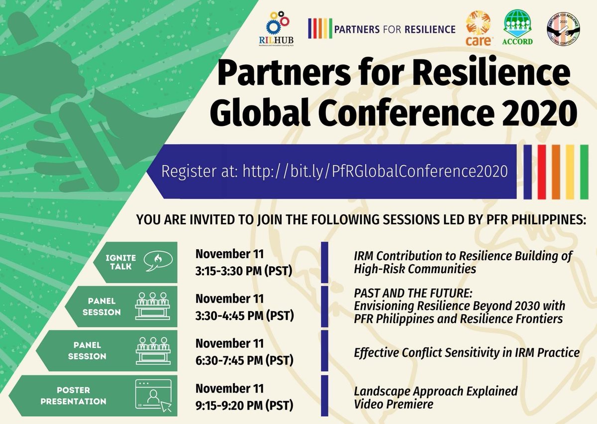 PfRglobal's tweet photo. Tomorrow's Knowledge Fair at #PfRglobalconference is full of learning & sharing to pass the baton to implementing partners. Learn f.e. about milestones & experiences in the Philippines programme. Join us in celebrating #10yearsofPfR. Info & registration: https://t.co/Ytc4ZyBGdX https://t.co/6DqezYOrBW