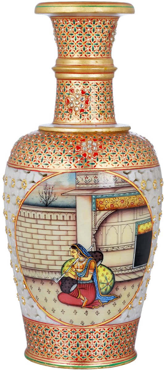 exoticindiaart's tweet photo. Get White Marble Vase Decorated With Paintings and Latticework
Visit for product: https://t.co/k1h7joGoXl
Stone: https://t.co/6mivxEqTV8
Sculpture: https://t.co/9RQ82toZCN
#sculptures #marbleart #vaseart #vase #decoratedvase #printedsculptures #designervase https://t.co/lC3GFPjUbO