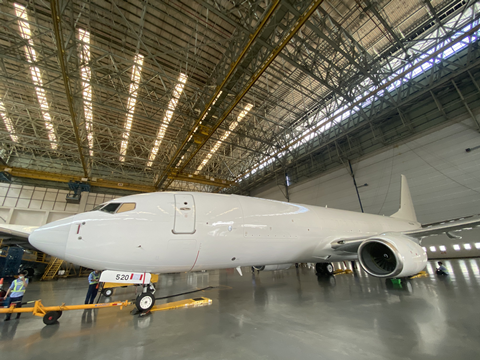 alfredinflight's tweet photo. GAMECO completes first 737-800 #freighter conversion

https://t.co/A64EL3544F #aerospace #737BCF https://t.co/PCuosmk1fB