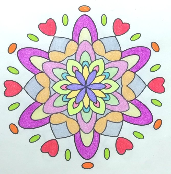 こどもマンダラ塗り絵のtwitterイラスト検索結果 こどもマンダラ塗り絵のtwitterイラスト検索結果
