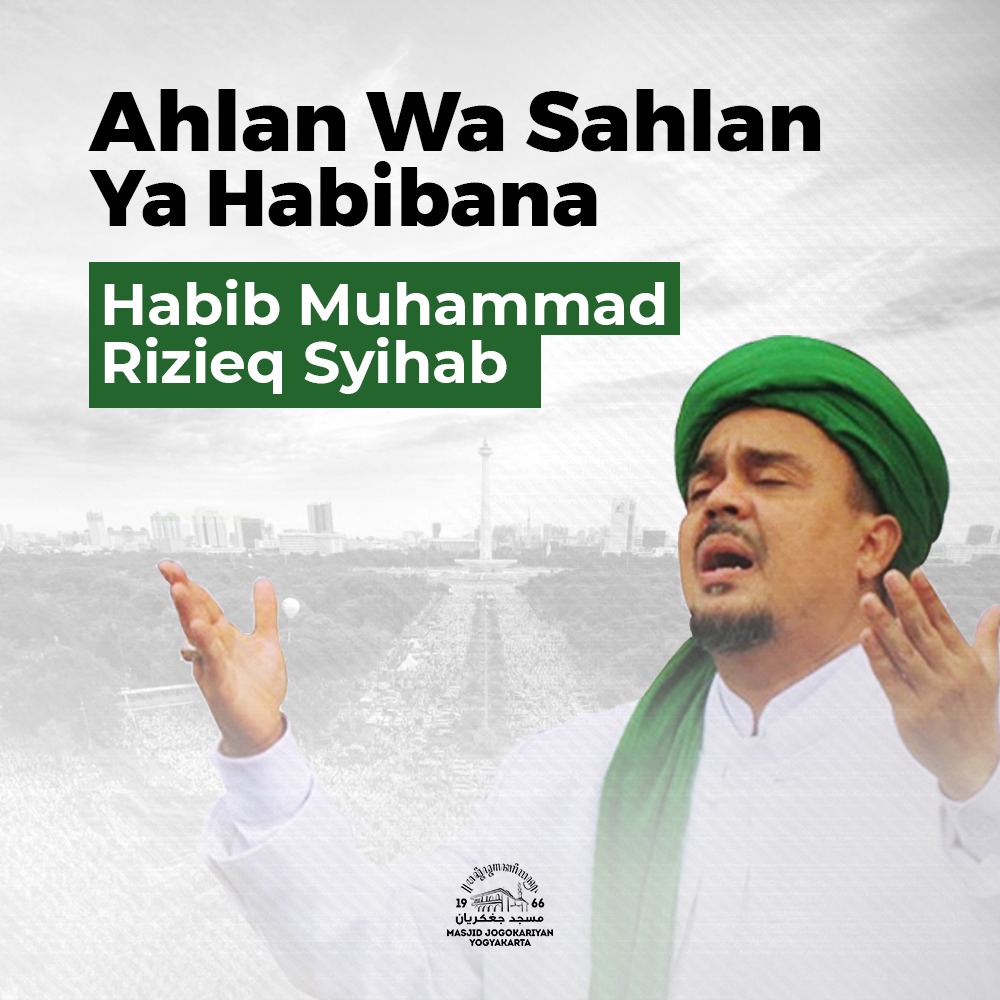 jogokariyan's tweet photo. Ahlan Wa Sahlan ya Habibana.. 

#WelcomeBackIBHRS #jogokariyan #masjidjogokariyan https://t.co/UQHCEcMVsP