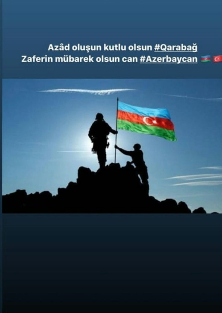 Karabağ yine kendi topraklarına kavuştu
Rabbimin adaleti cok şükür.
#Azerbaycan 
#AzerbaycanSeninleyiz 
#Azerbaijan