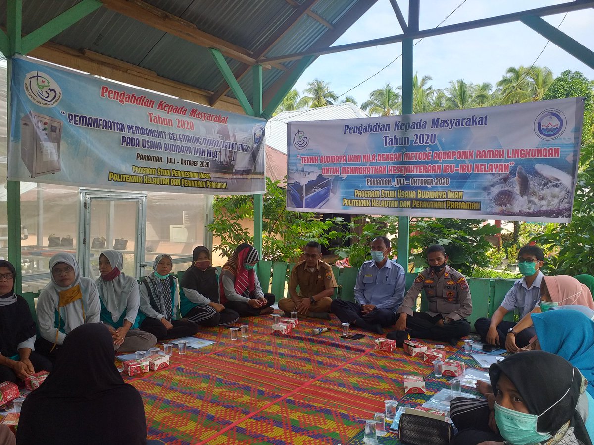 Pengabdian Kepada Masyarakat Politeknik KP Pariaman,Prodi Ubdi dan Prodi PMK di Kelompok Wanita Tani di Desa Birik-Birik Kota Pariaman.
<a href="/kkpgoid/">KKP RI</a> @Edhy_Prabowo @brsdm_kp <a href="/BeritaKKP/">KKP News</a> @supmpariaman <a href="/Pusdik_KP/">BRSDM Pusdik KP</a> <a href="/ditjendikti/">PDDIKTI</a>