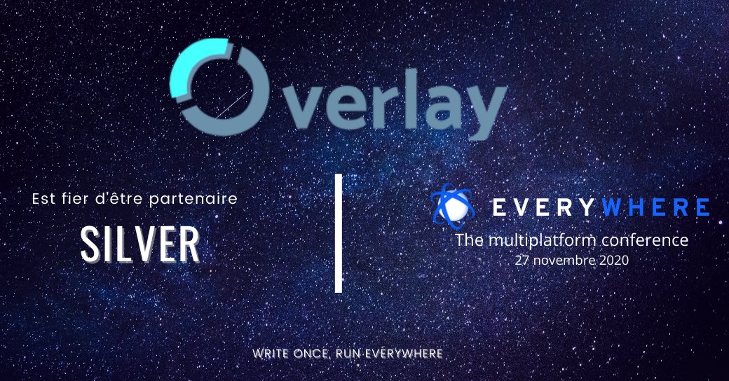We are proud to announce our second SILVER sponsor @Overlay_appaan Automate front-end development tools. 

Tanks <a href="/KevinJean17/">Kévin Jean</a>  for your support

REGISTER HERE : bit.ly/3mSKzsi