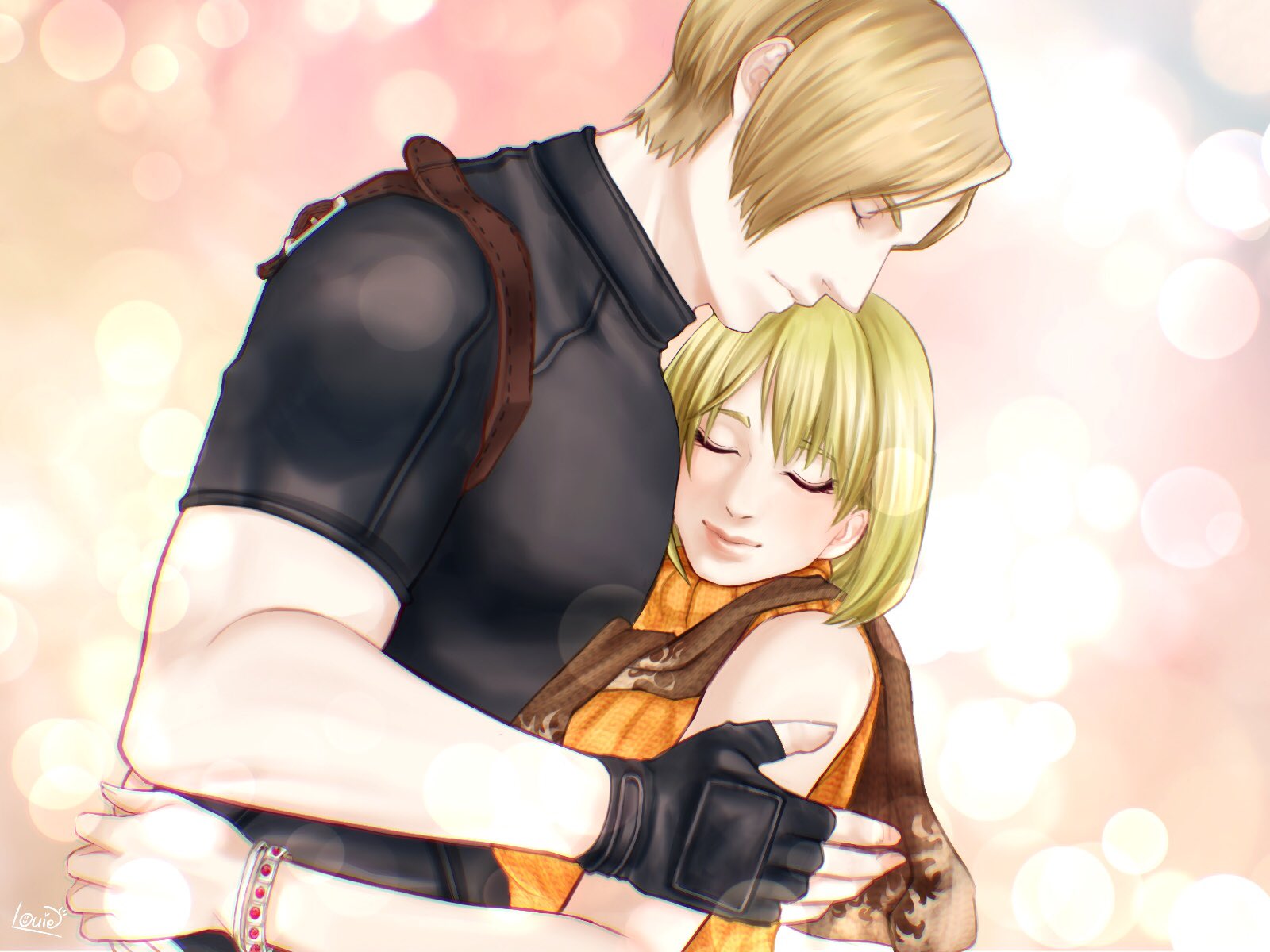 leon x ashley fanart｜TikTok Search