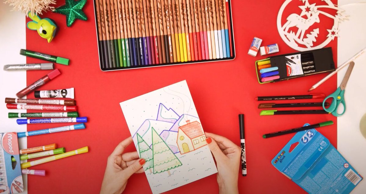 Pour les fêtes de fin d'année, créez des cartes de vœux pour #Noël en famille ! Un joli cadeau à offrir ou à envoyer !
mapiwee.com/diy-noel-carte…
#Maped #Mapiwee #DIY