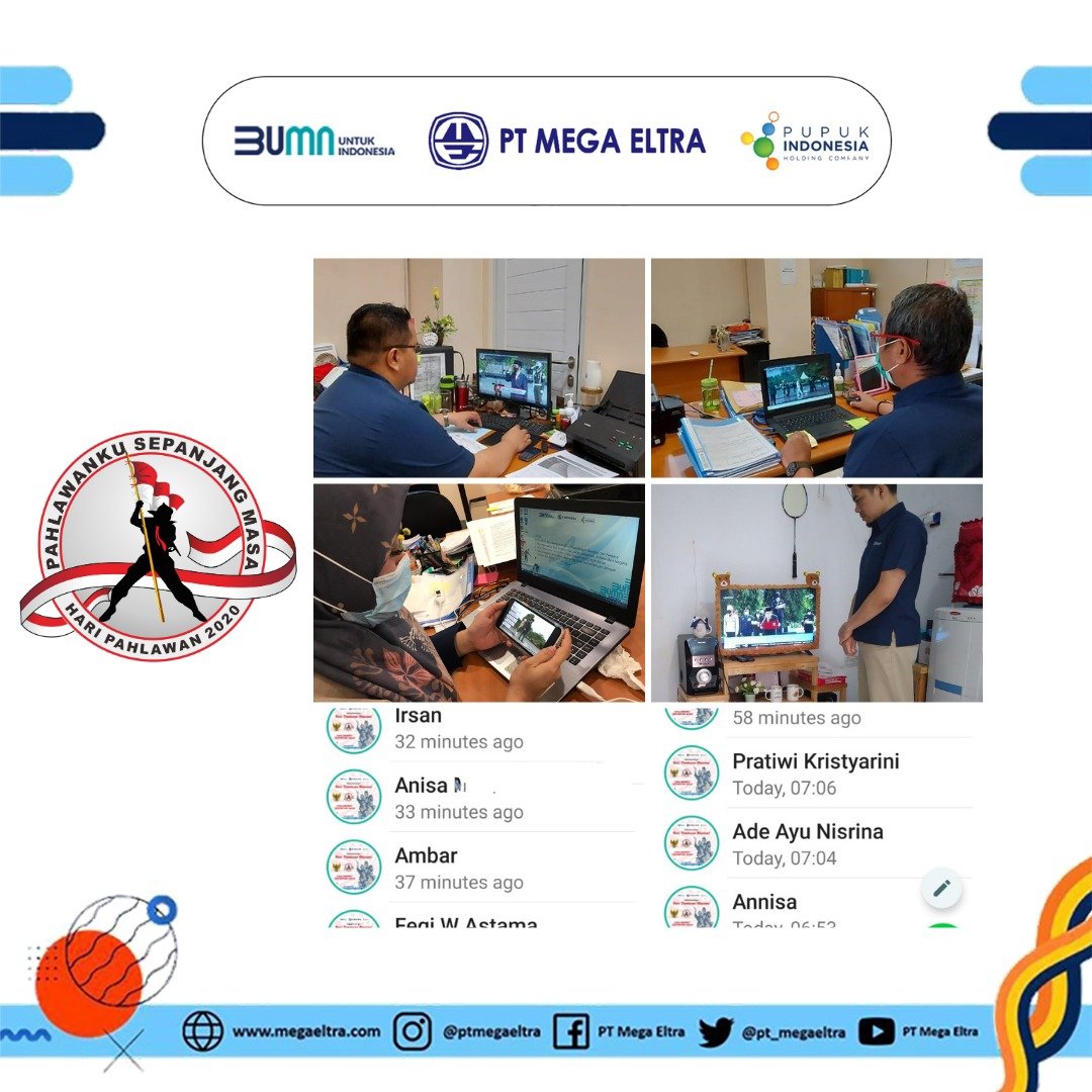 pi_niaga's tweet photo. dan tak lupa karyawan Mega Eltra update status Selamat HaRi Pahlawan di masing-masing status whatsapp.
#SelamatHariPahlawan2020
#HariPahlawanNasional2020
#BUMNUntukIndonesia
#PupukIndonesiaGrup
#MegaEltra
#CovidRangerME https://t.co/kbSD20lRV0