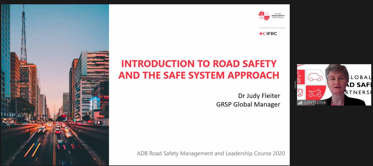 grspartnership's tweet photo. Today we joined @adbtransport &amp; @aprsoweb to launch a new #RoadSafety Management and Leadership Course. More than 120 participants from #AsiaPacific will gain expertise from @ADB_HQ @TACVictoria @HopkinsINJURIES @GlobalNCAP @iRAPSavingLives and others on best practice approaches https://t.co/ltClHVJTiM