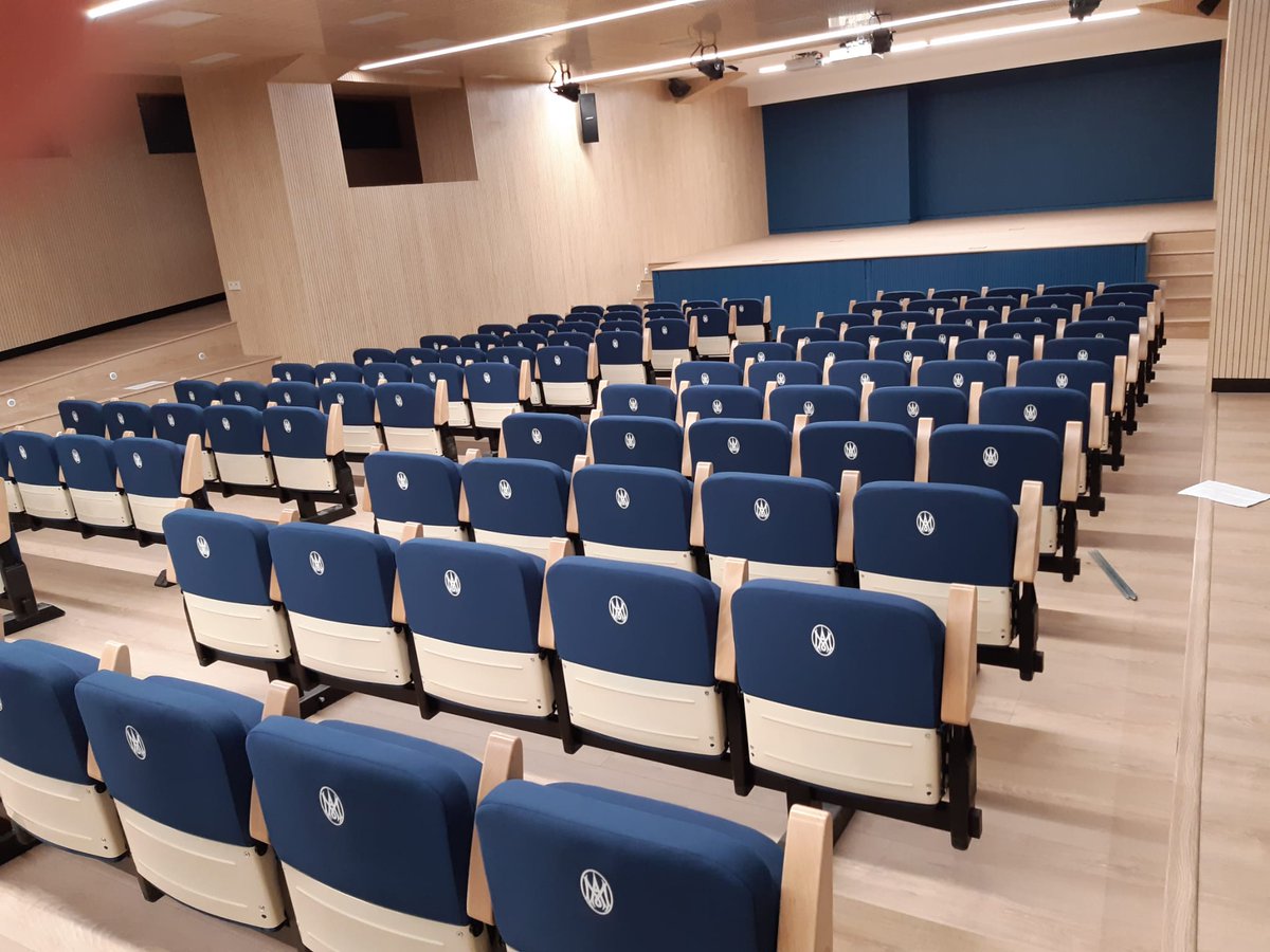 Ideatec_ES's tweet photo. Es un honor presentaros un proyecto realizado en la localidad de Madrid. Realizamos el acondicionamiento acústico del salón de actos del colegio Madres Concepcionistas. A continuación os mostramos el resultado. #Ideatec #Proyectos #NoiseUnderControl https://t.co/pd1ebYHjXq
