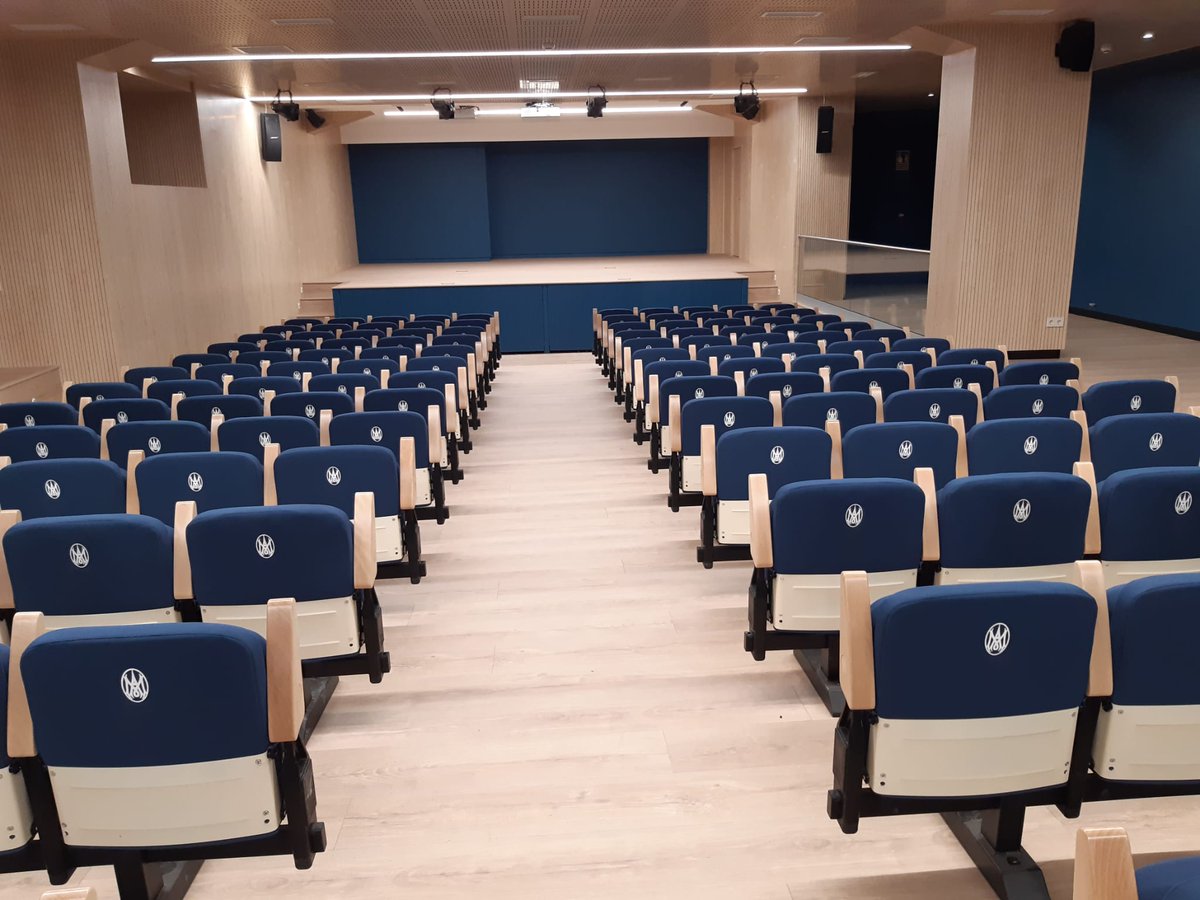 Ideatec_ES's tweet photo. Es un honor presentaros un proyecto realizado en la localidad de Madrid. Realizamos el acondicionamiento acústico del salón de actos del colegio Madres Concepcionistas. A continuación os mostramos el resultado. #Ideatec #Proyectos #NoiseUnderControl https://t.co/pd1ebYHjXq