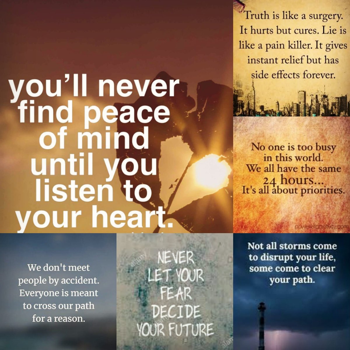 realgeraldauger's tweet photo. Six simple but profound truths...the change you can begin as early as tomorrow. If healing was easy everyone would do it. Life waits for no one. Be the change you want to see. Be able to look back at your journey's end and say, I LIVED!!#Creator #love #healing #lifeishortenjoyit https://t.co/jPqEI744fS