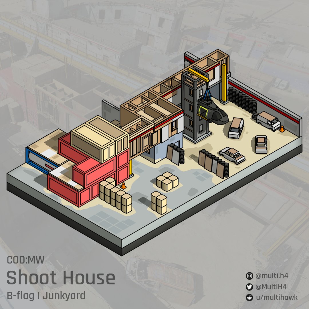 aminmontaze's tweet photo. Some cool recreated #MW multiplayer maps from @MultiH4 

All made with #Sketchup
#leveldesign #COD #CallOfDuty https://t.co/v605vQSIoA