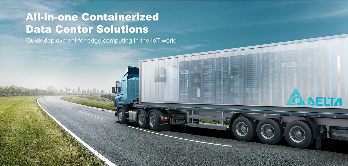 DeltaEMEA's tweet photo. With the fully #modularized design concept, Delta's #Allinone #containerizedDC is #flexible and includes a scalable capacity for implementation.
https://t.co/PEYPRx1mGw
#IoT #datatraffic #datacenter https://t.co/YE7JpQHey1