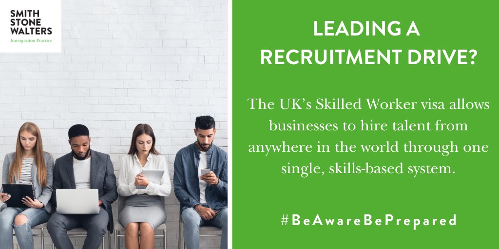 SSW_Immigration's tweet photo. Check out our webinar for more information on the new Skilled Worker visa: https://t.co/ELMQ1292MO
#BeAwareBePrepared #HREssentials #Webinar https://t.co/QuhMTNV75S