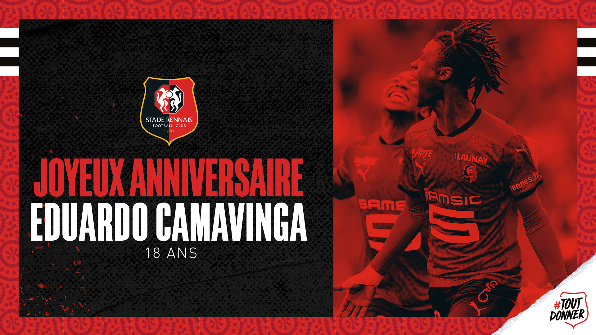 Uzivatel Stade Rennais F C Na Twitteru Anniversrfc 1 8 Ans Pour Notre Ecama10 Aujourd Hui Joyeux Anniversaire Eduardo Allezrennes Toutdonner T Co Sxfeq3flpc