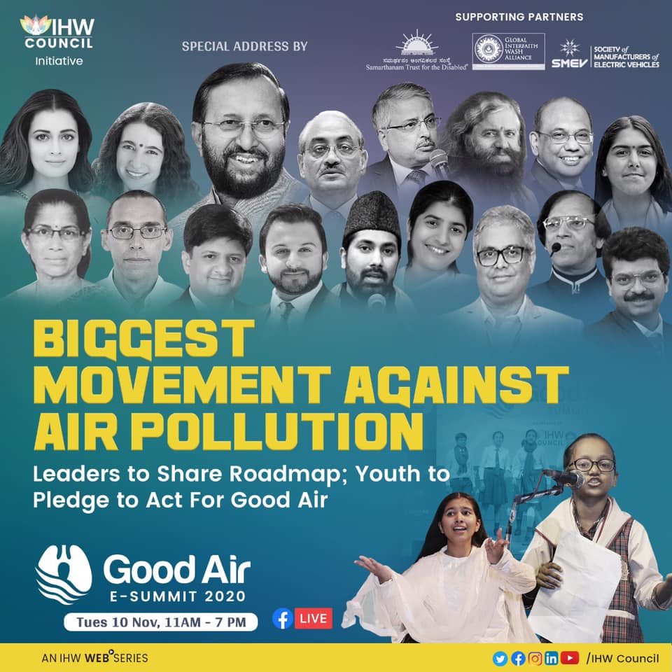 Rajeevbpco's tweet photo. Join the #goodairmovement  #waragainstairpollution #goodairesummit #goodairpodium #IHWCouncil https://t.co/s0alD3FbO0