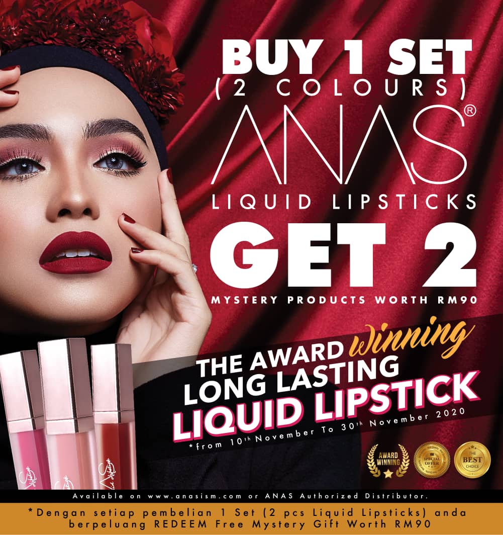 ansyafbeauty's tweet photo. Bestnyaaaa Promo Anasss cosmetics ni🔥🔥🔥
Beli 2 pcsss liquid lipstick boleh mix apa apa codee, andd paling besttt dapat freegift bernilai rm90🔥🔥
Best ke best??
Jom grab lelajus sementara stock masih ada👇🏻
https://t.co/OuZHob8z9K
Shopee: https://t.co/MOJF7dk9VZ
#ANASism https://t.co/nDhDaGgAao