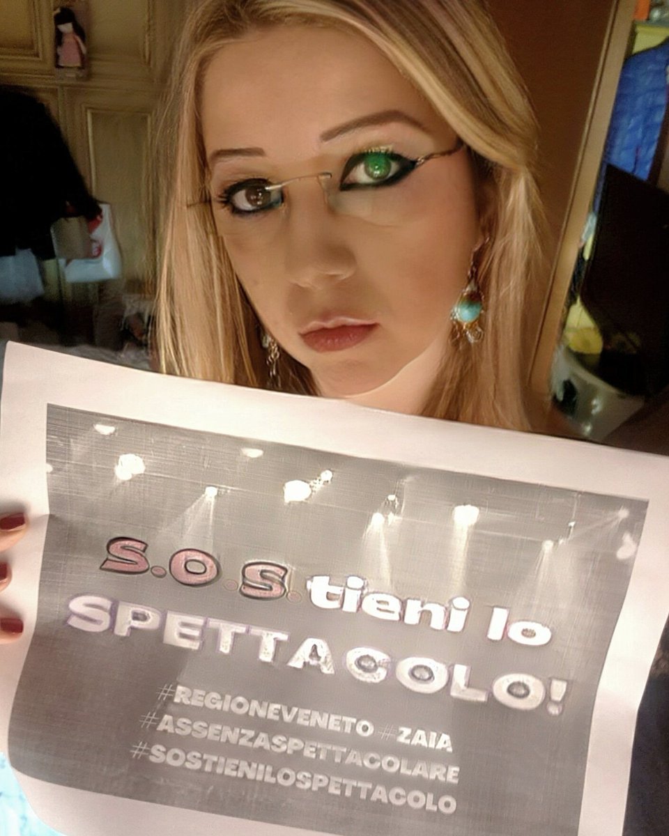 ElisaPetrin's tweet photo. #REGIONEVEVETO #ZAIA #ASSENZASPETTACOLARE #SOSTIENILOSPETTACOLO https://t.co/eexx0MGHLF