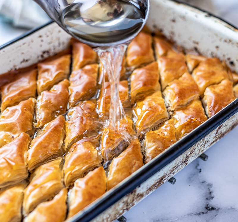 chaseTHEdonkey's tweet photo. How many slices can you eat of #baklava ? I'm a champ, and down at least 3 each time. Recipe: https://t.co/yS488n5pPy #ChasingTheDonkey #Balkans #Recipe https://t.co/0fF8Gc583l
