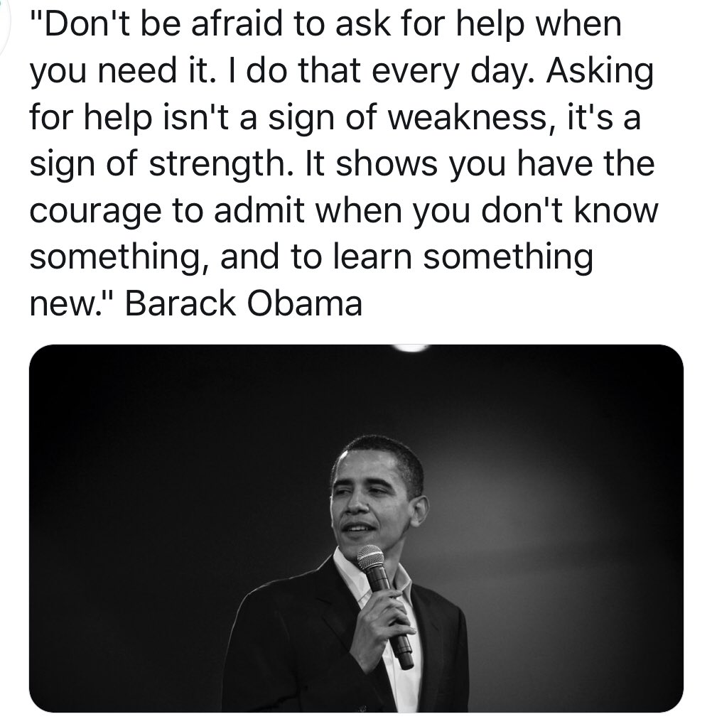 jazzNHS's tweet photo. Today’s #thoughtoftheday is from @BarackObama 🌟
Have a good day. #LeadWithLove ❤️
#JazzMusing #quotesoftheday #leadership #LeadersInspire #ThoughtForTheDay https://t.co/mf9MmLk1GS