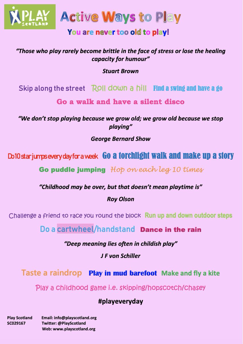 Need some ideas for getting out to play this Winter? ❄️🧣🤸 #playeveryday

Take a look at our Active Play ideas on our website 👉playscotland.org/resources/acti…