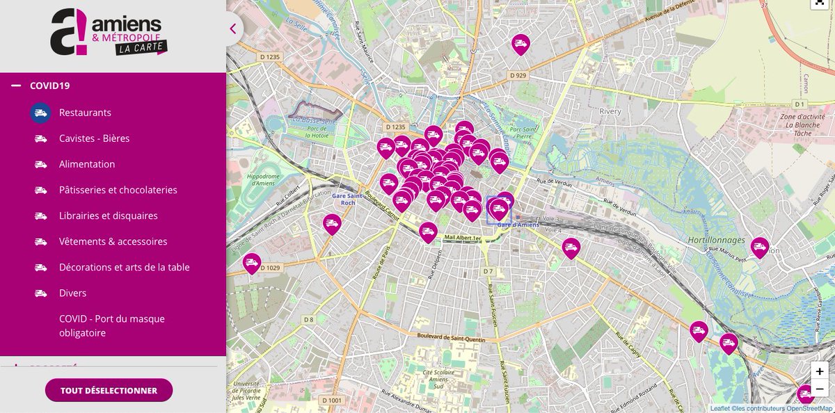 Retrouvez la carte <a href="/AmiensMetropole/">Amiens Métropole - Ville d’Amiens</a> des restaurateurs proposant le #ClickandCollect sur #Amiens : amiens.fr/Carte-interact…