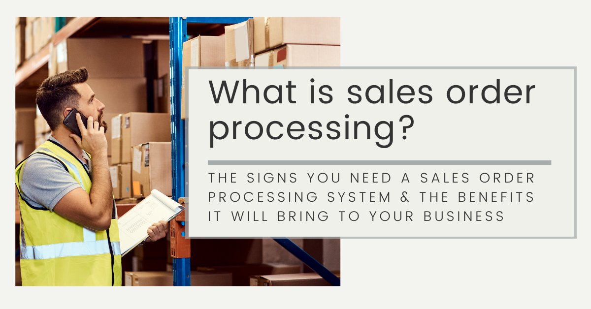 What is sales order processing? The signs you need a sales order processing system and the benefits it will bring to your business. Read our blog here: bit.ly/3pd5CYD
#salesorder #software #ERP
