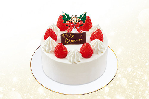 萩の月 菓匠三全オフィシャル 菓匠三全 クリスマスケーキのご紹介 毎年大好評の特製 生クリーム デコレーションは香り豊かな生クリーム ふんわりと焼き上げたスポンジに スライス苺の2段サンド 粒よりの苺が輝くおいしさ 心がふれあうハート