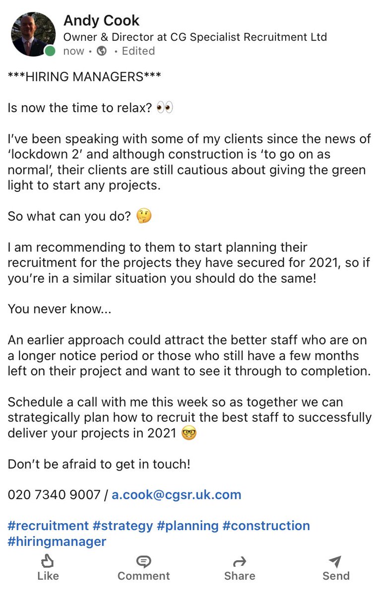 CGSRLtd's tweet photo. Start thinking strategically and plan your recruitment ahead!

#recruitment #recruitmentplanning #hiringmanager #construction #constructionrecruitment https://t.co/TVsnWqU7co