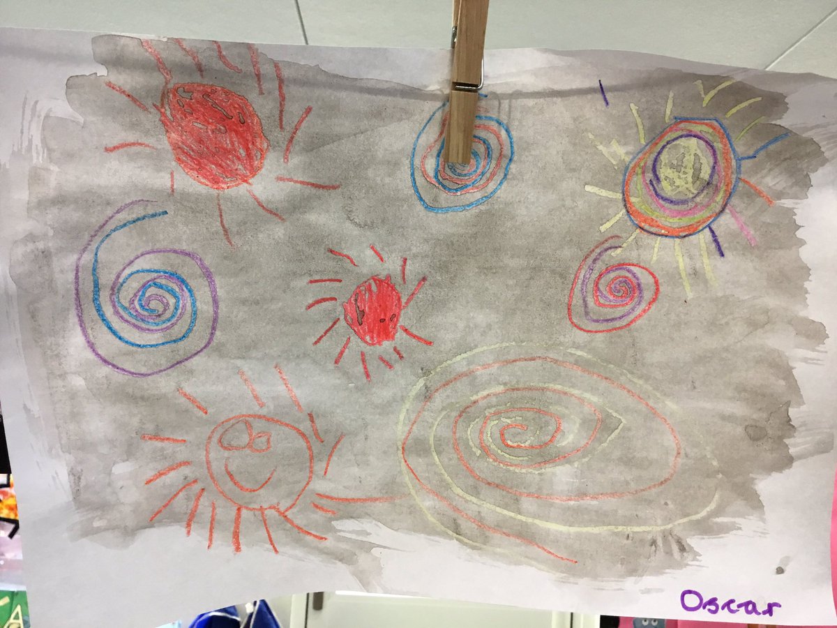BhaYear1's tweet photo. Angel Fish class enjoyed experimenting with different media to create these fantastic firework pictures!!! @BhaYear1  @BHA_TQ https://t.co/ZElD7b2puw