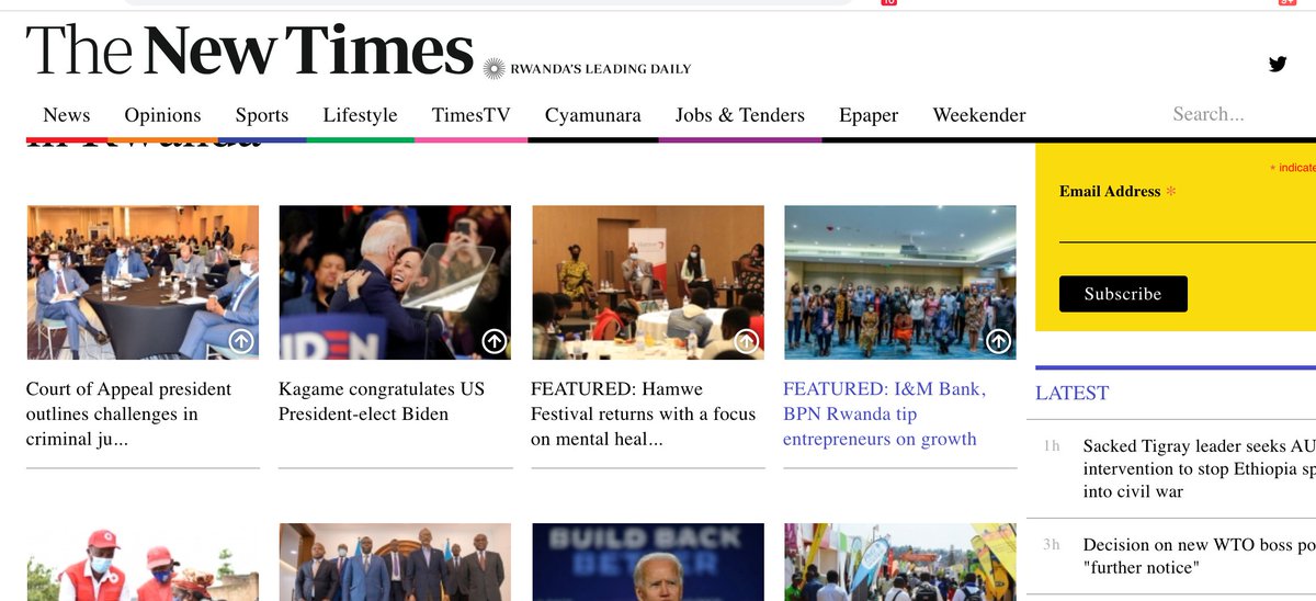 eeloom's tweet photo. love seeing our clients featured in the media. shout out to @hamwe_festival and @BPNRwanda! #clientsofawesome #my250 #creative250 #communications https://t.co/JGehgHUOHC