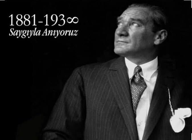Türkiye Cumhuriyeti'nin kurucusu ve istiklal mücadelesinin önderi Gazi Mustafa Kemal Atatürk'ü, vefatının 82. yıl dönümünde saygı, sevgi  ve minnetle anıyoruz.