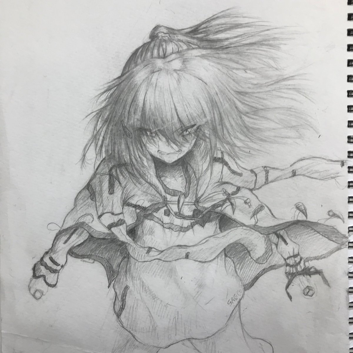 電車で続きを描くぜ 