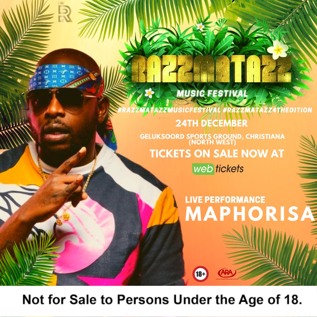 RazzmatazzGroup's tweet photo. TICKETS ARE ON SALE GET YOUR TICKETS NOW AT 
  
Ticketpro : https://t.co/0tnrsOkiaQ

Webticket : https://t.co/K11NAtWohd

Purchase directly from stores including :

Edgars
CNA
JET
Postnet
Spar

#RazzmatazzMusicFestival
#Razzmatazz4thEdition
#EventofPrestige https://t.co/Zi2WZZa0Mg