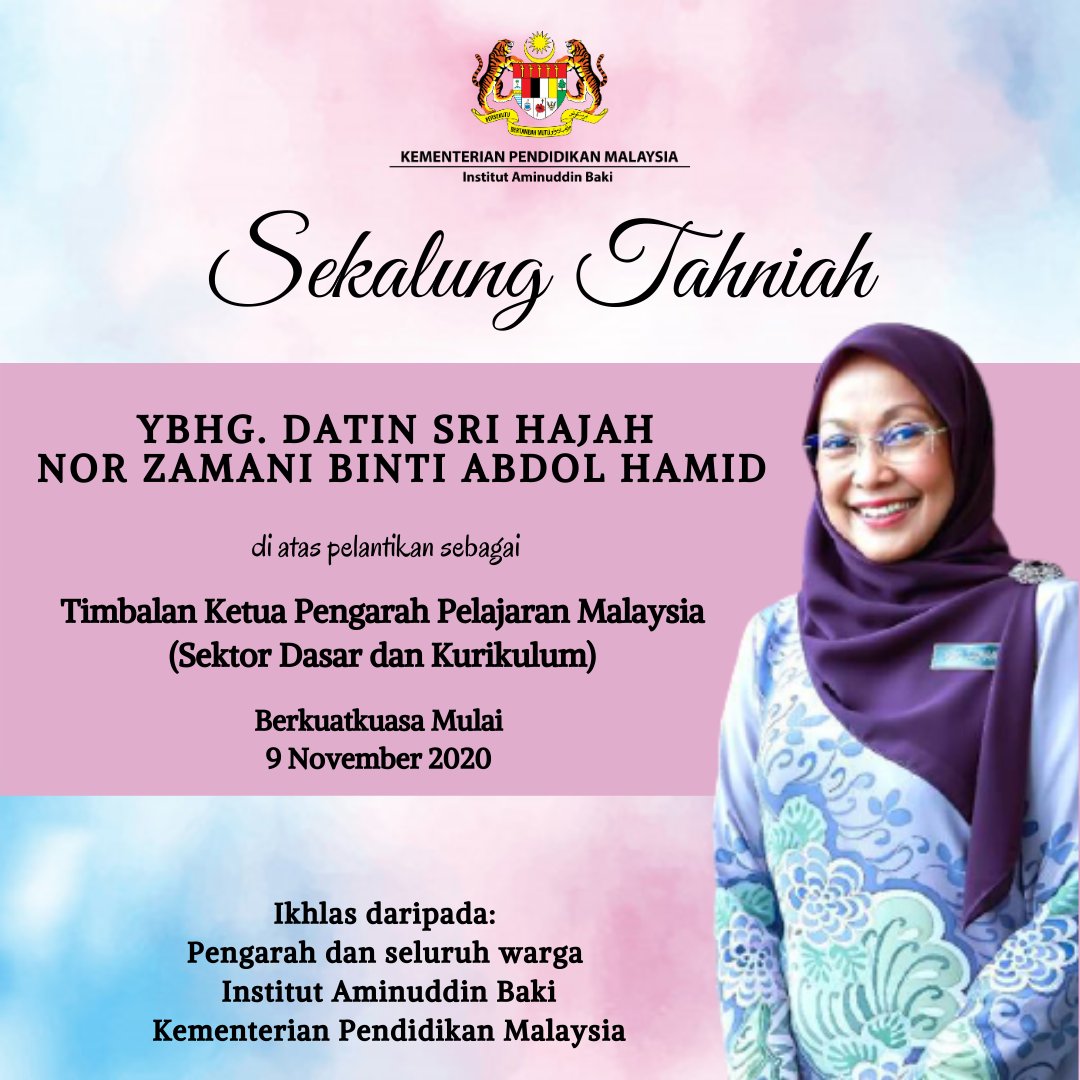 Datin sri hajah nor zamani biodata