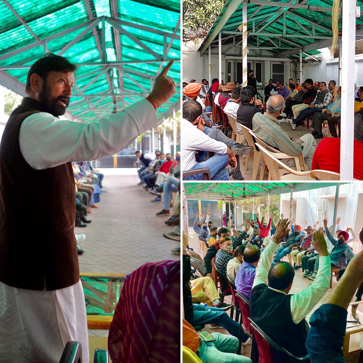 divysuraj's tweet photo. DSSP chairman Choudhary Lal Singh addressing party workers at Jammu.
Jai Duggar Jai Dogra ✊🏻 Jai Hind 🇮🇳 
@ChLalSinghDSS @divychander @Abhishe78514329 @RohnitV 

 #jaiduggar #jaidogra #jaihind #jammu #chlalsingh #onlychlalsingh #maharajakichutti #jammusepratestate #duggarpradesh https://t.co/96mdeYrIqk