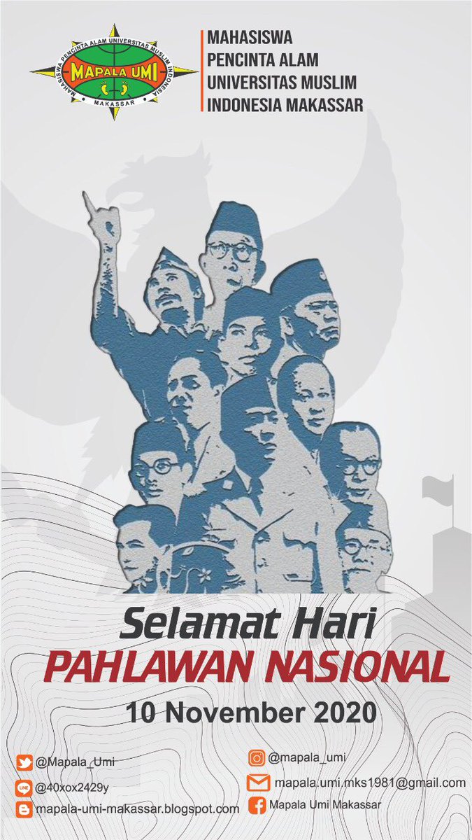 Selamat Hari Pahlawan Nasional, 10 November 2020!
Lestari