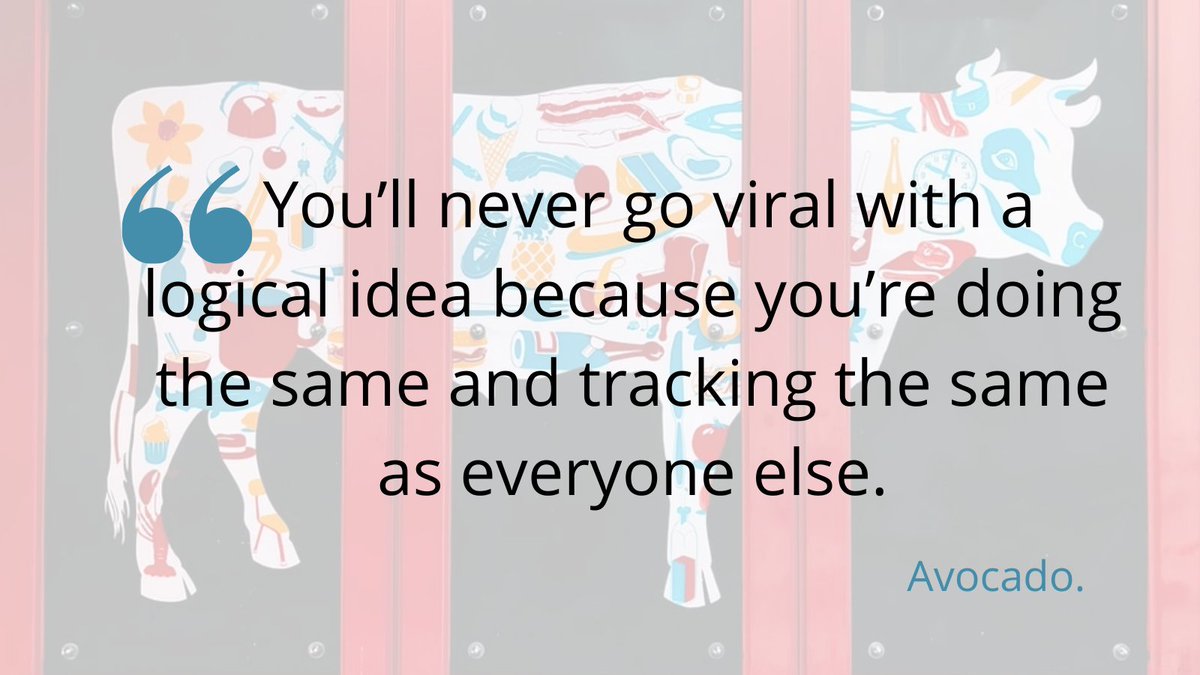 AvocadoandLemo1's tweet photo. 💡"You’ll never go viral with a logical idea because you’re doing the same and tracking the same as everyone else" @AvocadoandLemo1 👉https://t.co/CMBLzgt45R

#quoteoftheday #marketingtips #marketing #blog https://t.co/YJ51IM3PbA