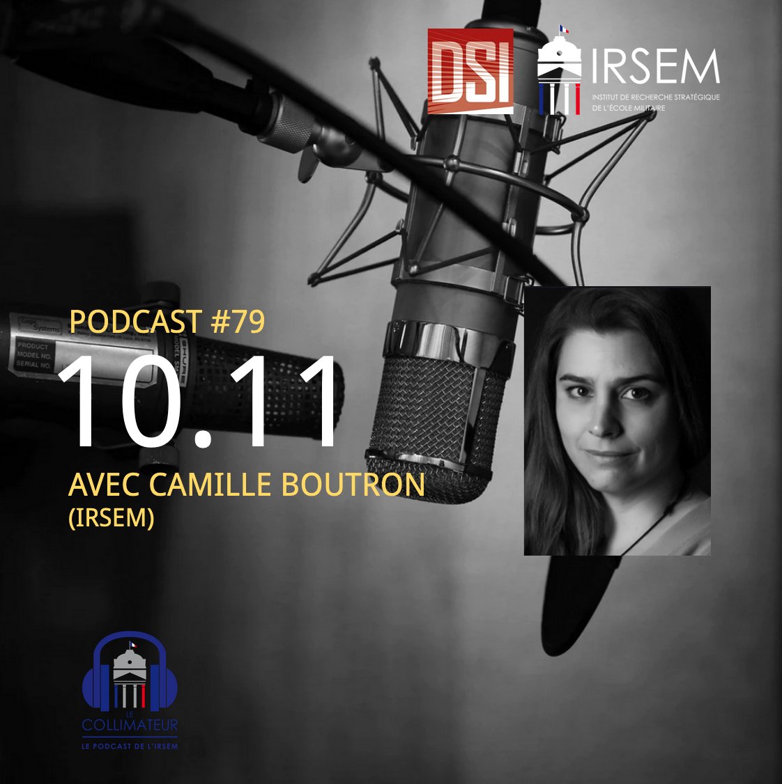 IRSEM1's tweet photo. #Podcast 🎙| Nouvel épisode #DansLeCollimateur, aujourd'hui @alexjubelin reçoit @boutcam, chercheuse en sociologie du genre et des conflits à l'@IRSEM1, pour discuter de l'imparfaite féminisation des armées. 

▶️ A écouter ici : https://t.co/nj3zunYvZH https://t.co/lkuFnv2jNU