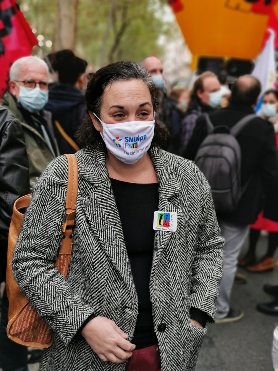 93Fsu's tweet photo. #GreveSanitaire avec @kaaarriiim de la #FSU93, @MarieHPlard du @SNUipp_FSU93, Gregory Thuizat et Blandine Paulet du @snesfsu93. https://t.co/2nDl3wJd6I