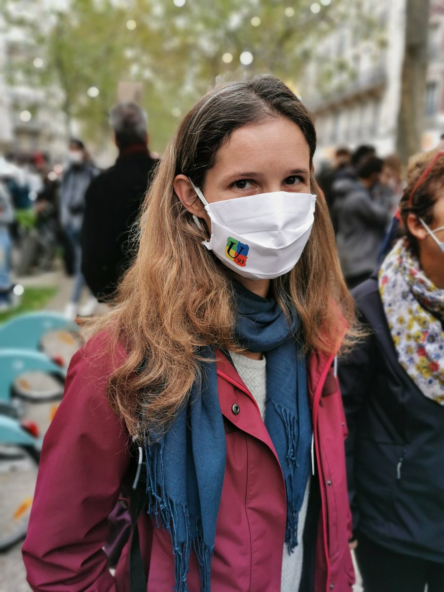 93Fsu's tweet photo. #GreveSanitaire avec @kaaarriiim de la #FSU93, @MarieHPlard du @SNUipp_FSU93, Gregory Thuizat et Blandine Paulet du @snesfsu93. https://t.co/2nDl3wJd6I