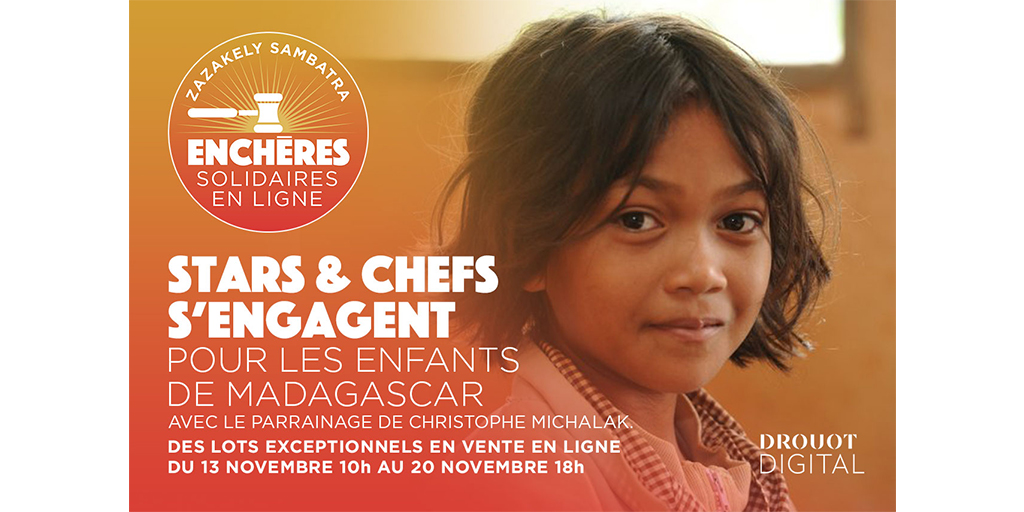 vivetic_sas's tweet photo. //SAVE THE DATE//
L'association #zazakelysambatra organise leur première vente aux enchères en ligne du vendredi 13 au 20 novembre prochains en faveur des enfants et des jeunes de Madagascar. Cette vente sera accessible à partir de 10H00 sur https://t.co/GzzFzlVRto https://t.co/zNKHG1Yais