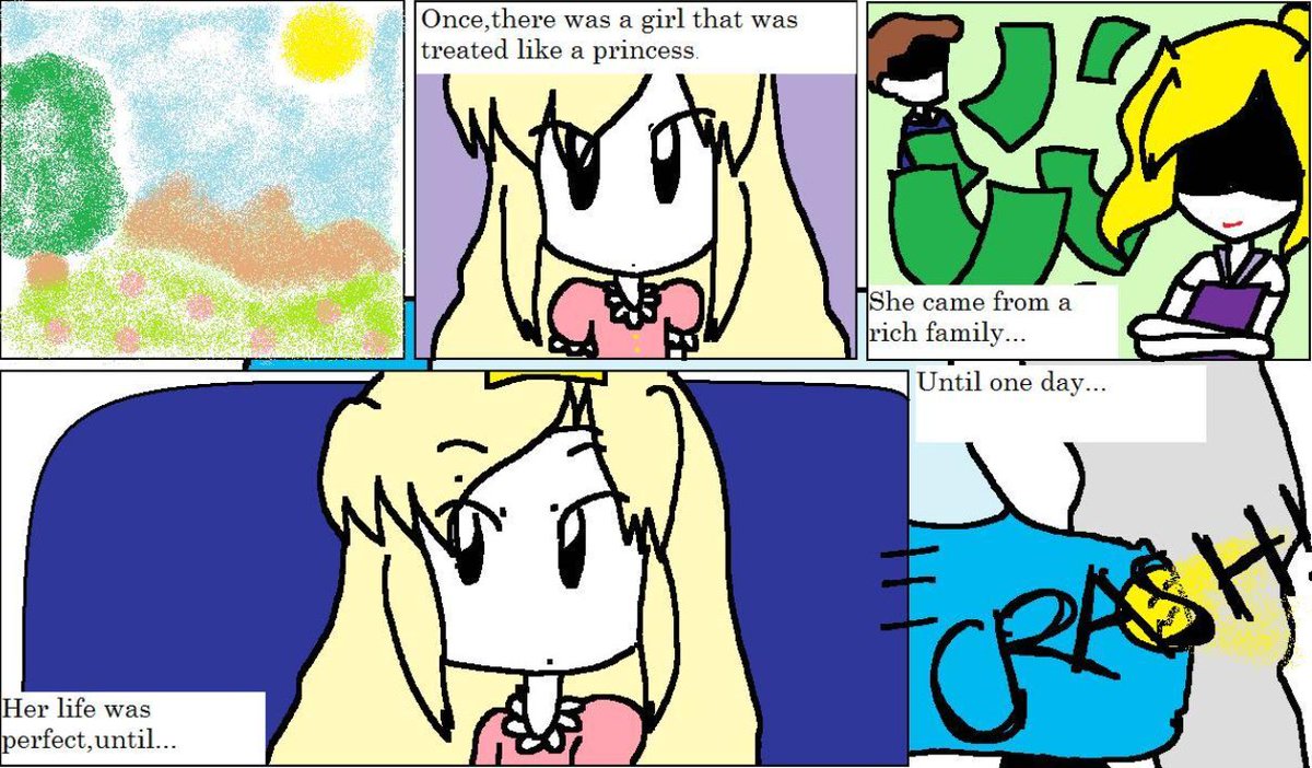 lmaooo i found my old ms paint comic from 2011 ? 